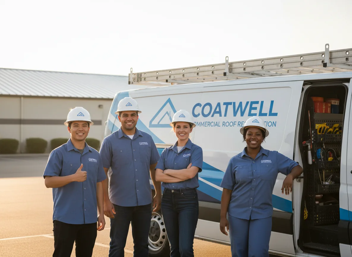 Commercial roof coating company in Buffalo, IL